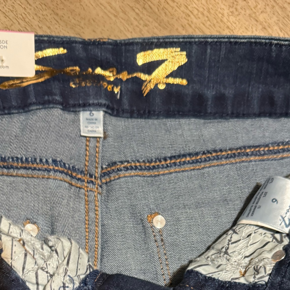 Dark Blue Women's Skinny Jeans with Tummy Control - Picture 6 of 6